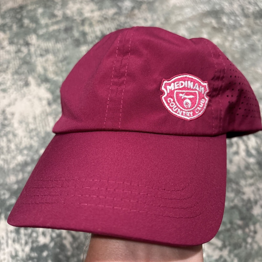 Vimhue Women's Golf Hat Medinah Country Club Pink High Ponytail X-Boyfriend Cap